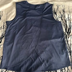 Athleta Navy Blue Lightweight Tank Top